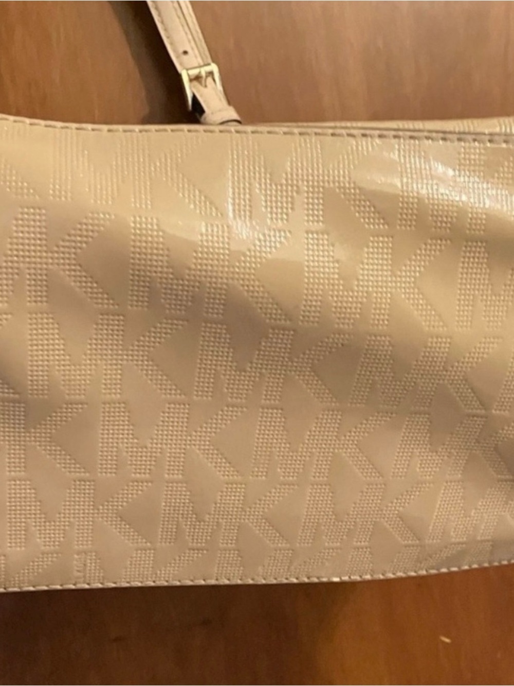 Beige Women's Tote Handbag - Picture 5 of 8